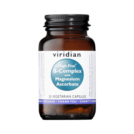 5 Βιταμίνες Β με Ασκορβικό Μαγνήσιο | High Five B-Complex with Magnesium Ascorbate | 30caps
