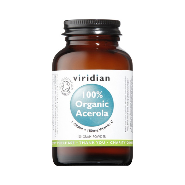 Οργανική Ασερόλα Βιτ. C Σκόνη | Organic Acerola-Vit C Powder 50gr