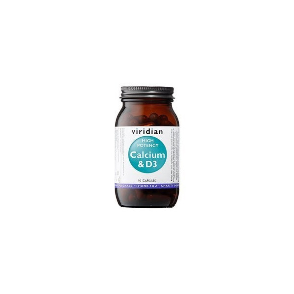 Υψηλή ισχύς ασβέστιο και βιταμίνη D3 | High Potency Calcium & Vitamin D3 | 90 caps