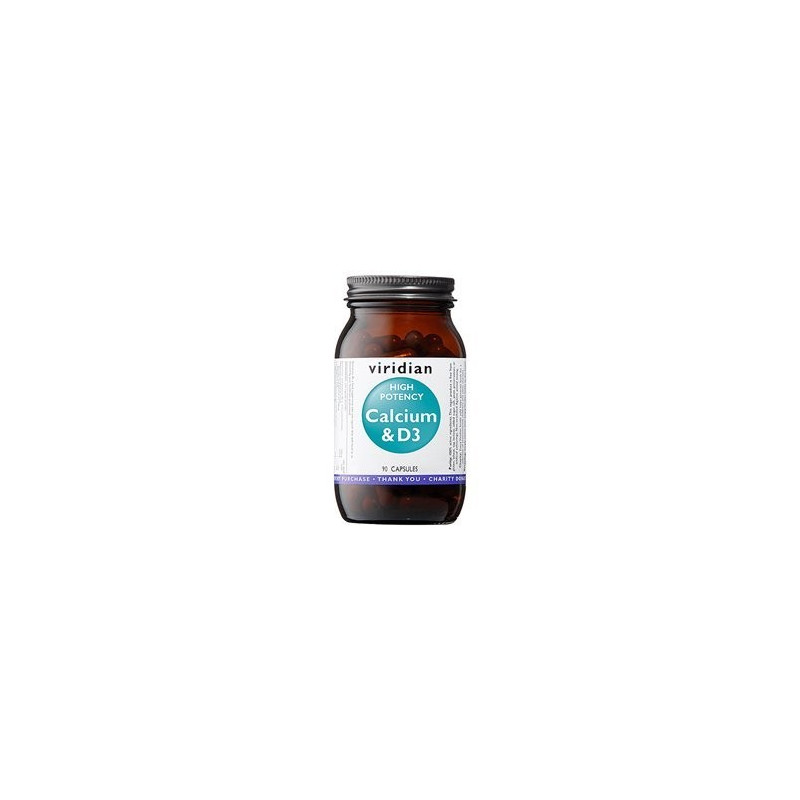 Υψηλή ισχύς ασβέστιο και βιταμίνη D3 | High Potency Calcium & Vitamin D3 | 90 caps