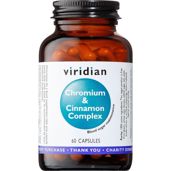 Σύμπλεγμα χρωμίου και κανέλας | Chromium & Cinnamon Complex | 60 caps