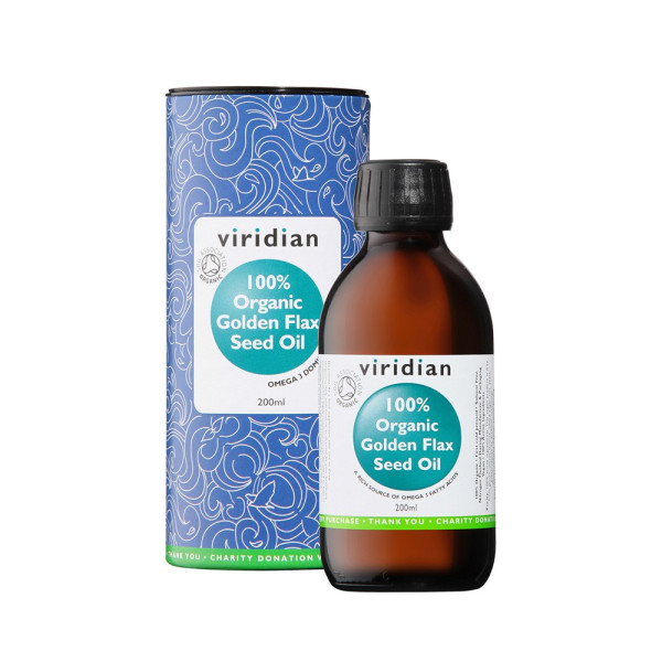 100% Οργανικό Eλαιο Λιναρόσπορου | 100% Organic Flax Seed Oil | 200ml