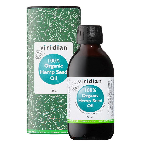 Βιολογικό Λάδι Κάνναβης | 100% Organic Hemp Seed Oil | 200ml