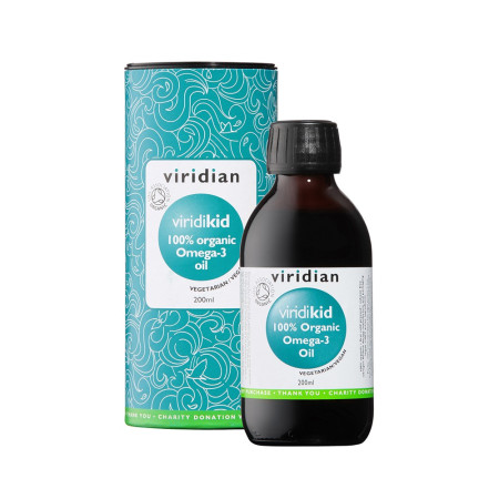 ΒΙΟ Ωμέγα 3 Λιπαρά Οξέα για Παιδιά | ViridiKid Organic Omega-3 Oil | 200ml