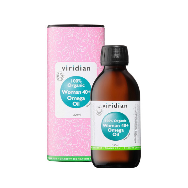 100% Βιολογικό Λάδι με Ωμέγα για Γυναίκες 40+ | Organic Woman 40+ Omega Oil | 200ml
