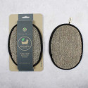 Σφουγγάρι- δίσκος μπάνιου | Natural Sisal Hemp Bath Pad Black