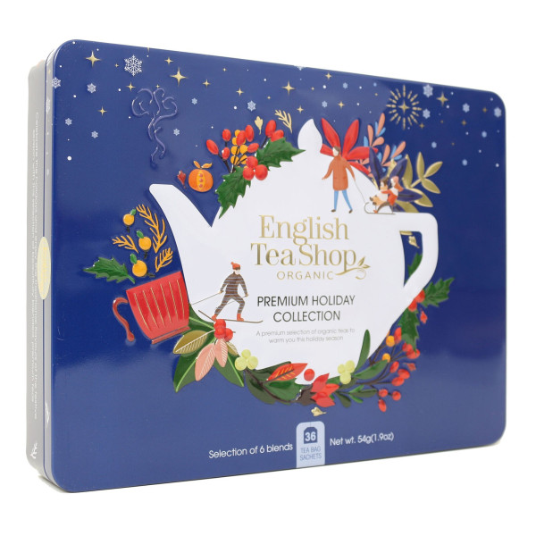 Συλλογή Χριστουγέννων | Premium Holiday Collection Blue Gift Tin 36 Tea Bag | 36 φακελάκια