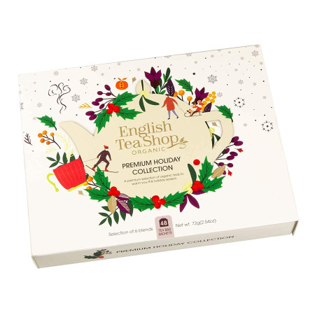Συλλογή Χριστουγέννων | Premium Holiday Collection White Gift 48 Tea Bag | 48 φακελάκια