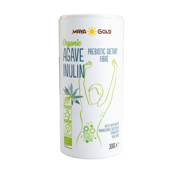 Βιολογική Ινουλίνη Αγαυής | Organic Agave Inulin | 300gr Σέικερ