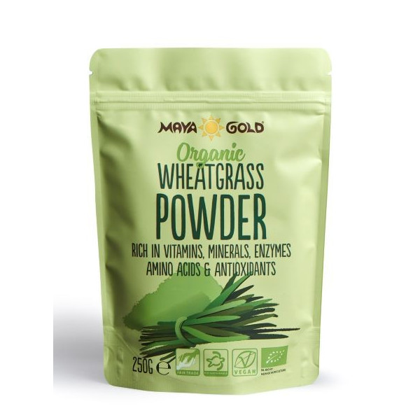 Βιολογική Σκόνη Σιταρόχορτου | Wheatgrass Organic Powder | 250gr