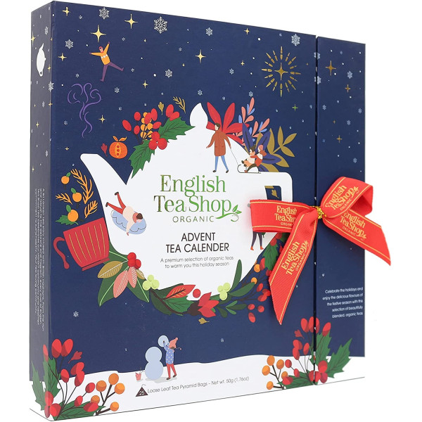 Συλλογή Χριστουγέννων | Org. Book Style Christmas Night Advent Calendar Blue | 25 Φακελάκια
