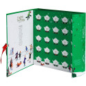 Συλλογή Χριστουγέννων | Org. Book Style Christmas Night Advent Calendar Green | 25 Φακελάκια
