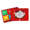 Συλλογή Χριστουγέννων | Premium Holiday Collection Snowflake - Red Gift Tin 36 Tea Bag | 36 φακελάκια | 36 φακελάκια
