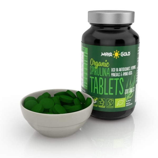 Βιολογική Σπιρουλίνα | Organic Spiroulina | 500mg | 200 tbs