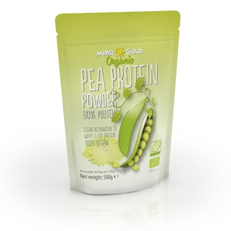 Βιολογική Πρωτεΐνη Μπιζελιού | Organic Pea Protein Powder | 500gr