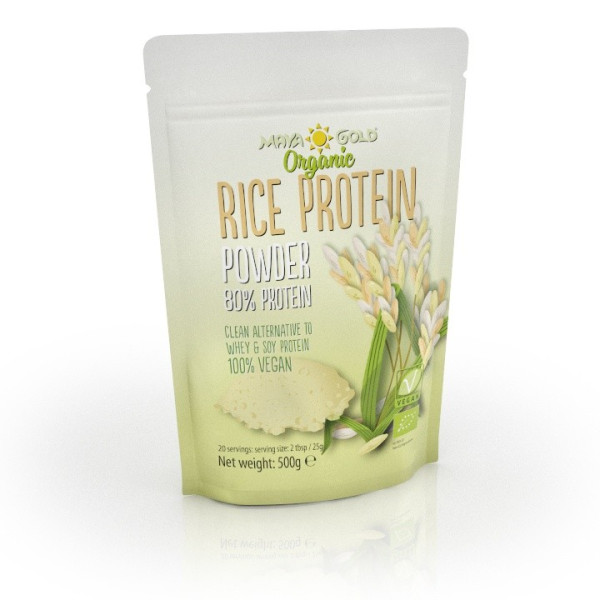 Βιολογική Πρωτεΐνη Ριζιού | Organic Rice Protein Powder | 500gr