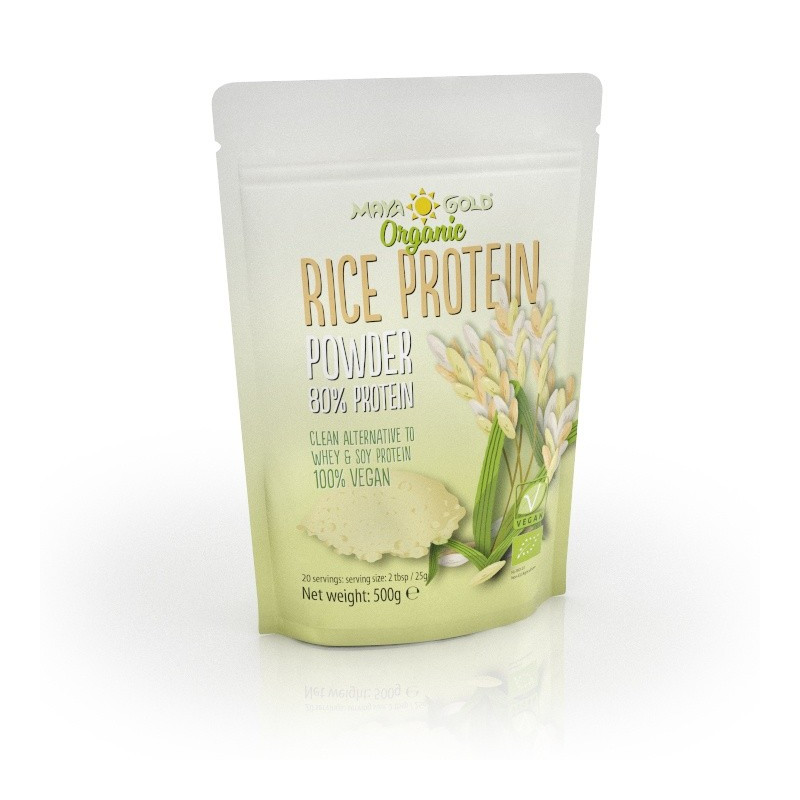 Βιολογική Πρωτεΐνη Ριζιού | Organic Rice Protein Powder | 500gr