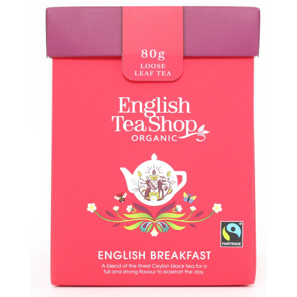 Κουτί με Αγγλικό Πρωινό Χύμα | Org FT. English Breakfast Loose leaf tea | 80gr