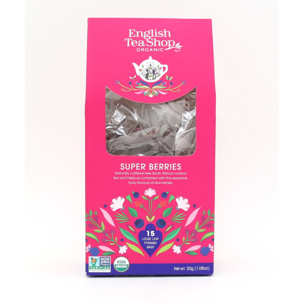 Βιολογικό - Τσάι - Σούπερ Μούρων | Superberries Org. Loose Leaf |15 Pyramid Tea Bags