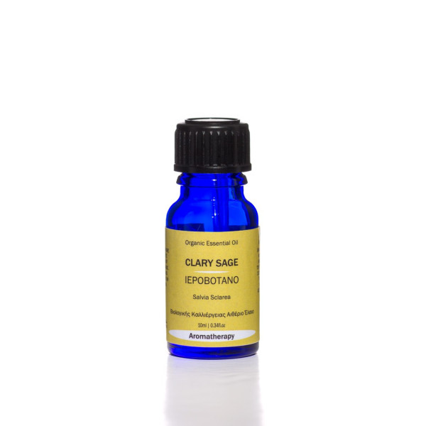Βιολογικό Αιθέριο Έλαιο Ιεροβότανο | Clary Sage Essential Oil Org. | 10ml