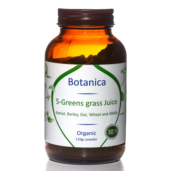 Βιολογικός Χύμος 5 Πρασίνων | 5 Grass Juice Organic | 110gr
