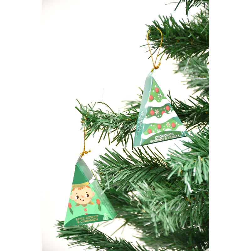 Συλλογή Χριστουγεννιάτικου δέντρου | Christmas tree collection - Chocolate, Rooibos Vanilla | 25ct Pyramid